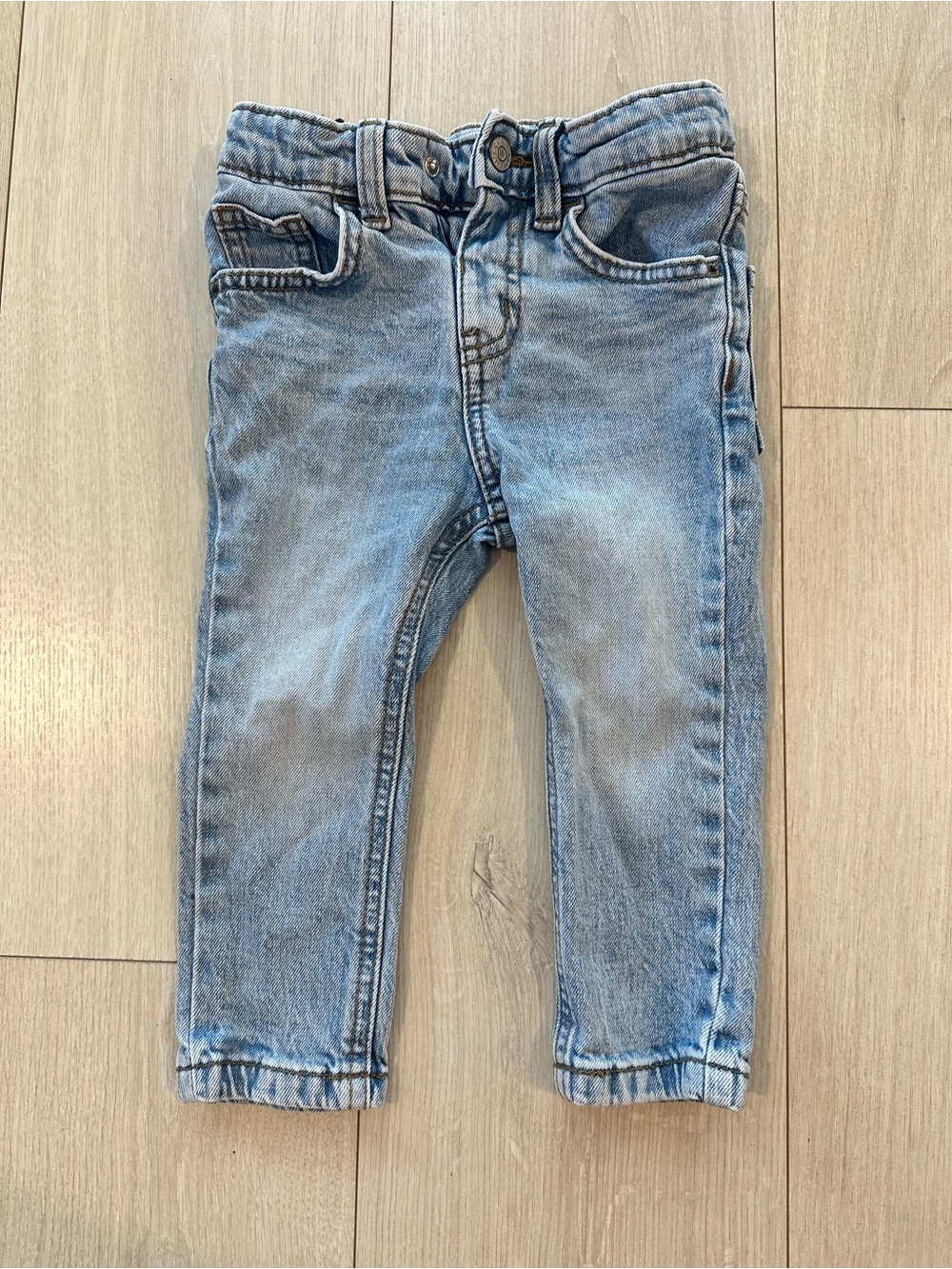 Cat & Jack Slim fit Super Stretch Light Blue Kids Denim Jeans - Stretch Waist